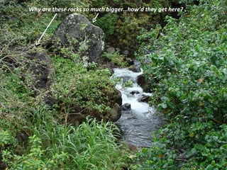 Why are these rocks so much bigger…how’d they get here? 
