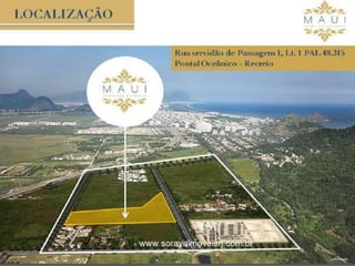 Promoção: na compra de uma apartamento com Soraya Cardoso, ganhe uma TV LED 32"! Lançamento MAUI UNIQUE LIFE RESIDENCES - Pontal Oceânico - Recreio - RJ - Corret. Imobil. BrasilBrokers - Apartamentos com 2 e 3 quartos