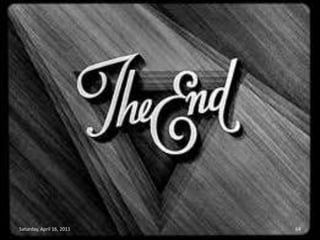 Saturday, April 16, 201164