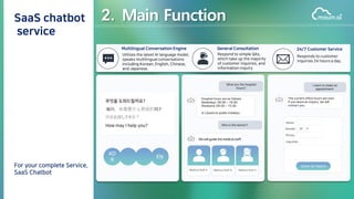 2. Main Function
请问，有需要什么帮助的吗
何かお探しですか？
 