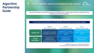 1. maum.ai algorithm research and development plan proposal
 