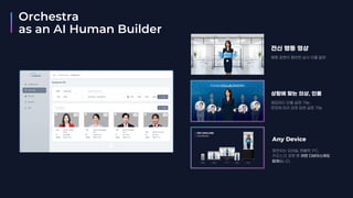 Orchestra
as an AI Human Builder
Any Device
 