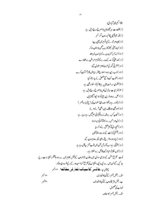 Course Outline for MA Urdu Punjab University