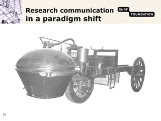 Research communication
     in a paradigm shift




10
 