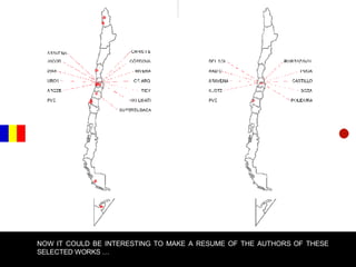 NOW IT COULD BE INTERESTING TO MAKE A RESUME OF THE AUTHORS OF THESE SELECTED WORKS … 