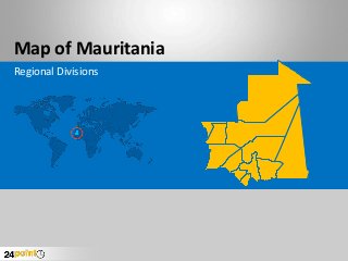 Map of Mauritania
Regional Divisions
 
