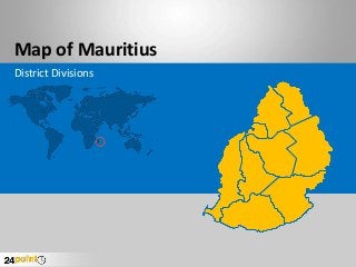 Map of Mauritius
District Divisions
 