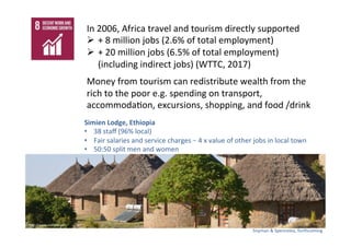 Tourism in Africa and the Sustainable Development Goals | PDF