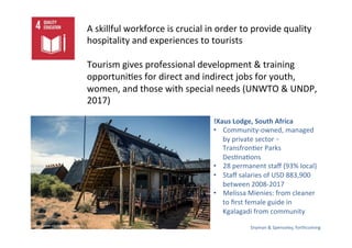 Tourism in Africa and the Sustainable Development Goals | PDF
