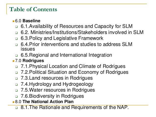 National biodiversity strategy and action plan mauritius