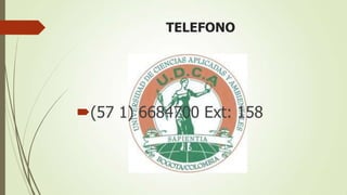 TELEFONO




(57 1) 6684700 Ext: 158
 