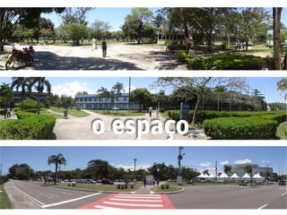 Desenhe seu trajeto: visualização de dados sobre o uso do espaço e a participação de usuários
no projeto de sinalização da Universidade Federal do Espírito Santo
contexto
o espaço
 