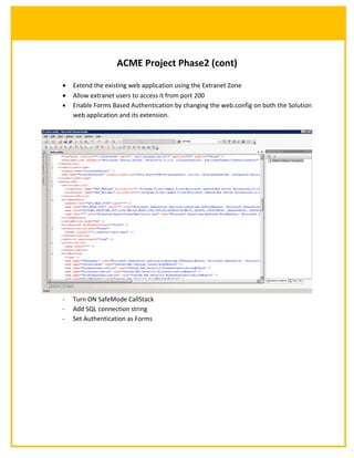 SharePoint - ACME Project | DOC