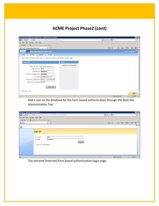 SharePoint - ACME Project | DOC