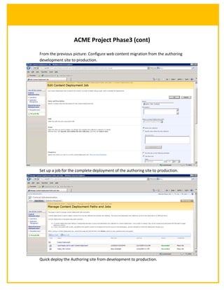 SharePoint - ACME Project | DOC