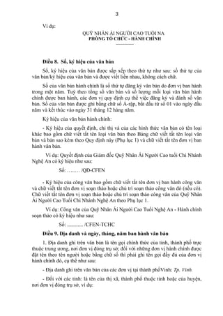 QUY DINH VE THE THUC KY THUAT TRINH BAY VA MAU CAC LOAI VAN BAN | DOC