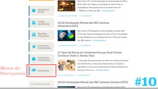 Menu de
Navegação
#10
 