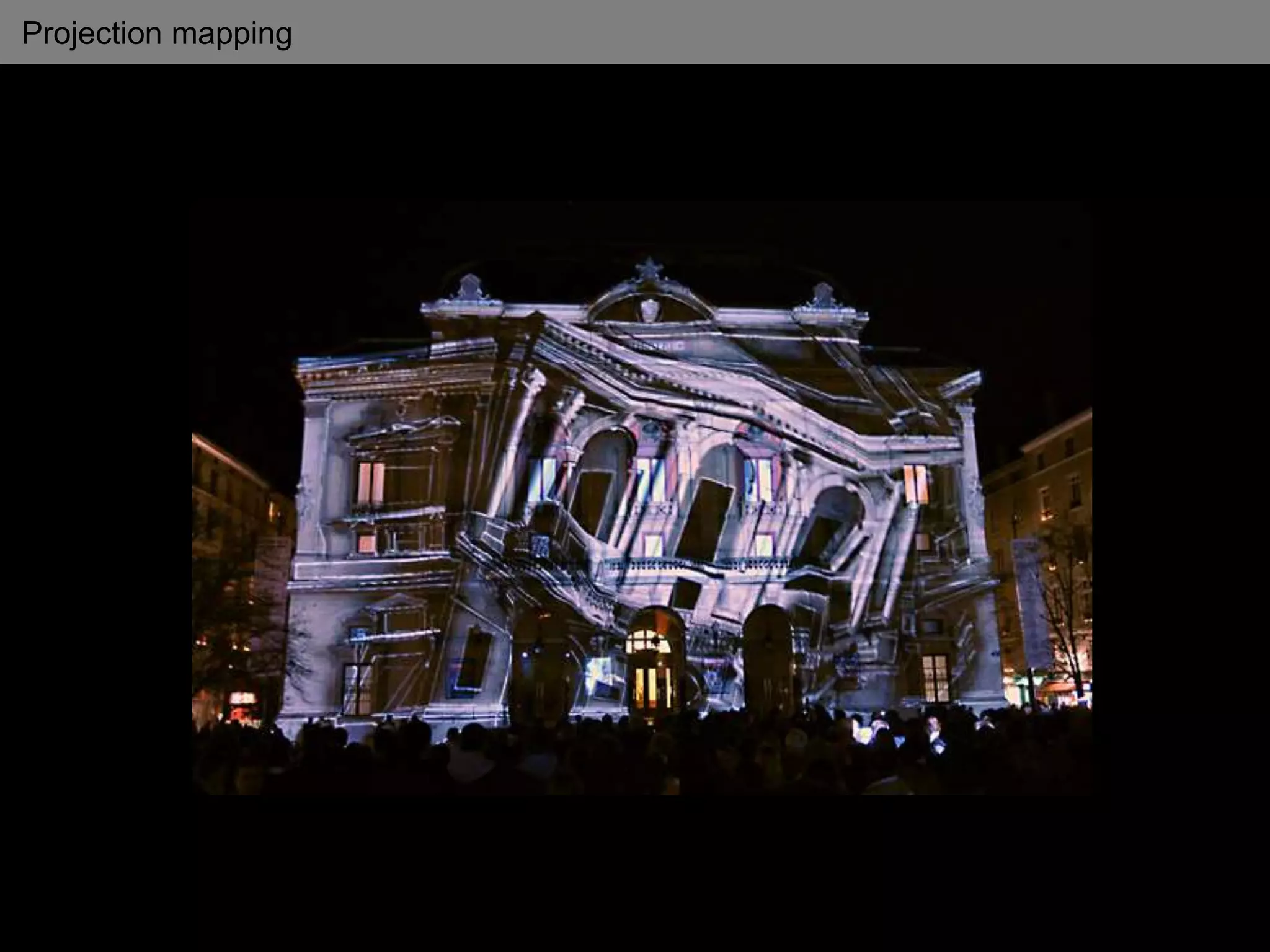 Projection mapping
 