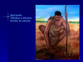 Red Earth 120.8cm x 95.6cm Acrylic on canvas 