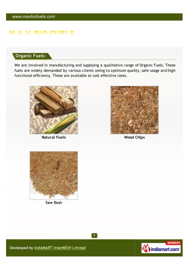 M.A.V. BioFuels, Chennai, Bio Organic Fuels