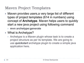 Introduction to Maven | PPTX