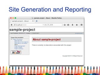 Site Generation and Reporting
 