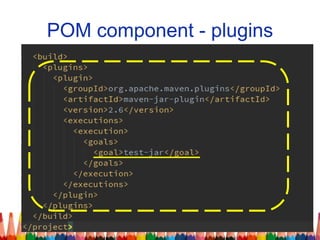 POM component - plugins
 
