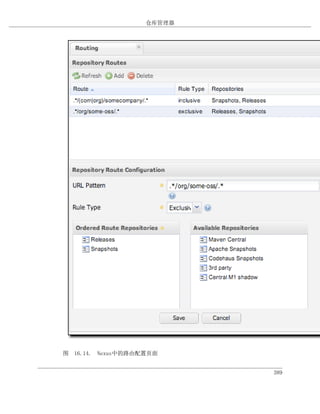 仓库管理器




图 16.14. Nexus中的路由配置页面


                           389
 