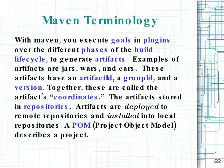 Demystifying Maven
