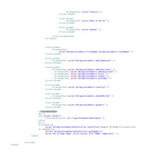 Maven + Jsf + Richfaces + Jxl + Jdbc - Complete Code Example | PPT