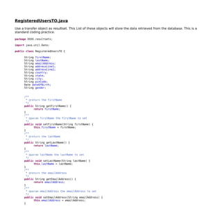 Maven + Jsf + Richfaces + Jxl + Jdbc - Complete Code Example | PPT