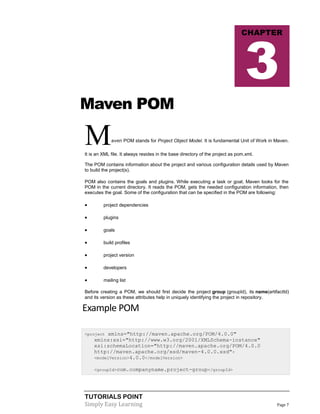 Maven tutorial | PDF