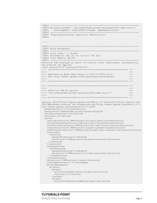 Maven tutorial | PDF