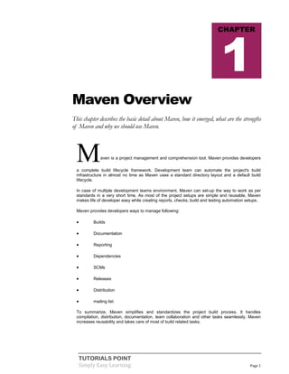 Maven tutorial | PDF
