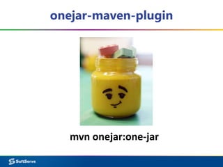 onejar-maven-plugin 
mvn onejar:one-jar 
 