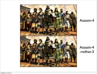 Assasin-4
Assasin-4
-redhat-3
Saturday 15 June 13
 