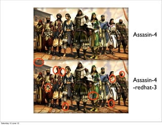 Assasin-4
Assasin-4
-redhat-3
Saturday 15 June 13
 