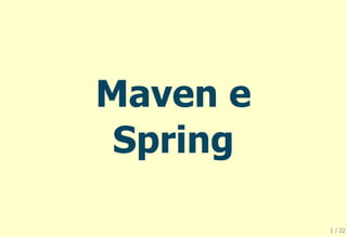 Maven e spring