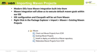 A quick guide on how to work with Maven and Git | PPTX
