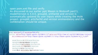 Maven in mulesoft - part 2 | PPTX