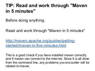 Maven troubleshooting tips and FAQs