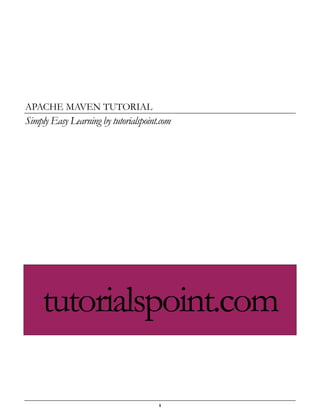 Maven tutorial | PDF