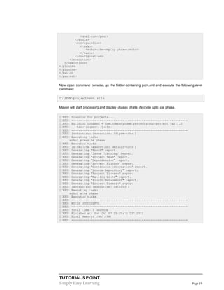 Maven tutorial | PDF