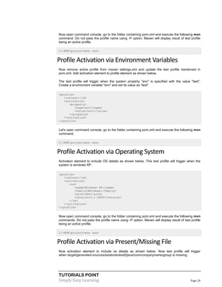 Maven tutorial | PDF