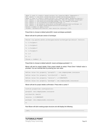 Maven tutorial | PDF