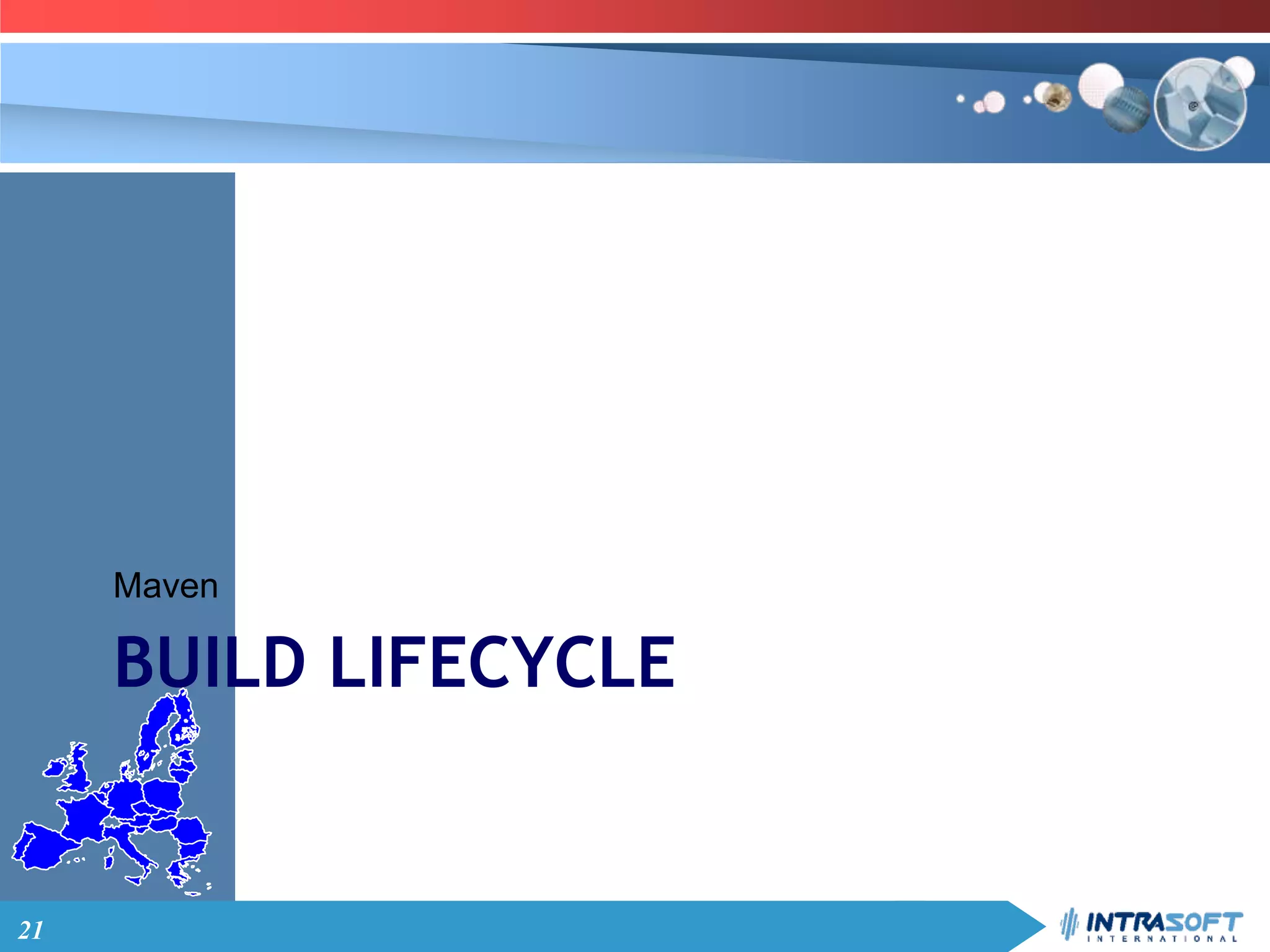 21
BUILD LIFECYCLE
Maven
 