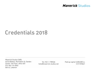 Credentials 2018
1
 
