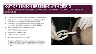 Small ruminant reproduction and opportunities to enhance reproductive ...