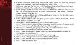 Origin of Cancer | PPTX