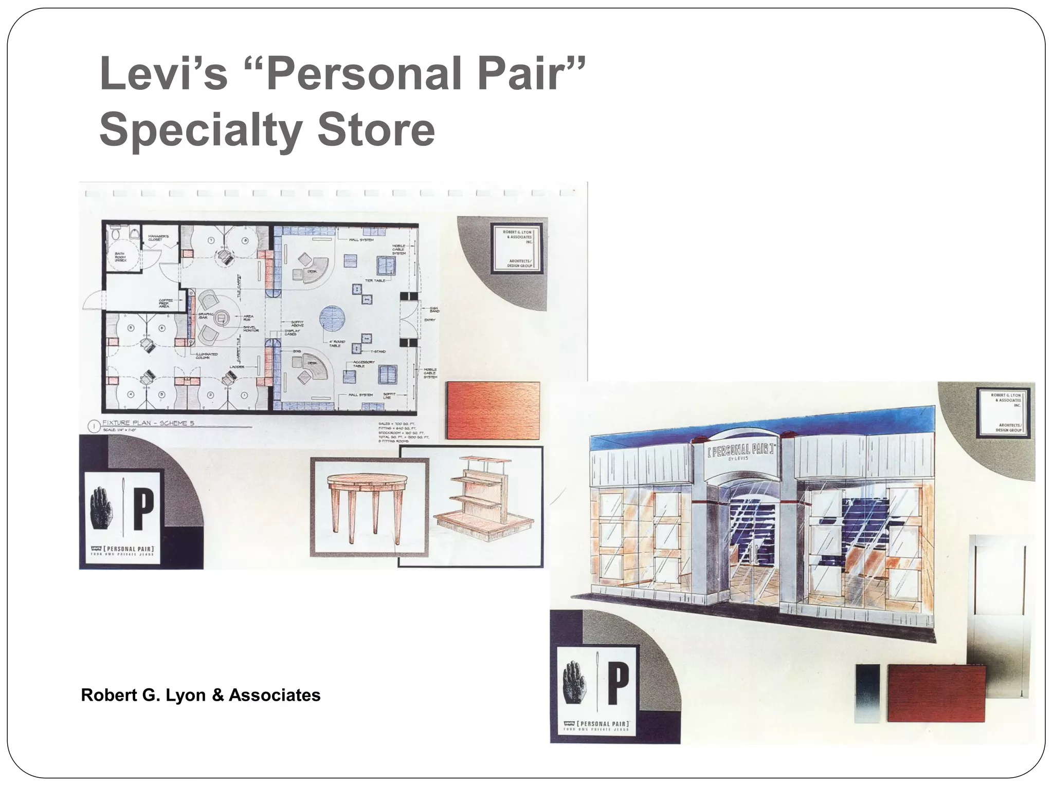 Levi’s “Personal Pair”
 Specialty Store




Robert G. Lyon & Associates
 